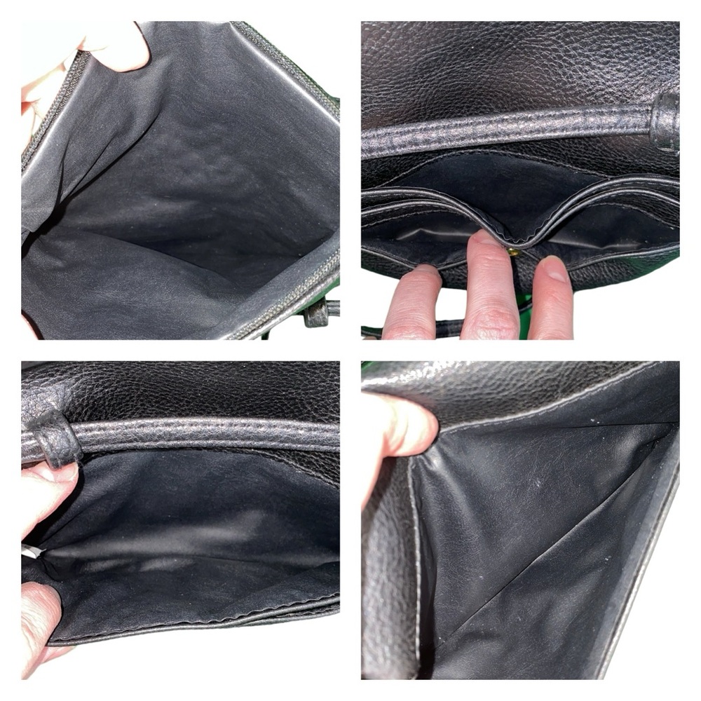 PG Sport Black Faux Leather Crossbody Bag - Picture 8 of 17
